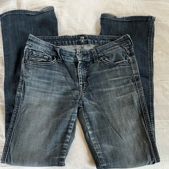 7 for all mankind ‘A’ pocket boot cut jeans - Picture 4 of 7